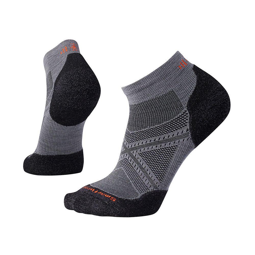 The North Face Smartwool Phd® Run Light Elite Low Cut Ανδρικα Κάλτσα - Μαυρα / Γκρι (KUPC97136)